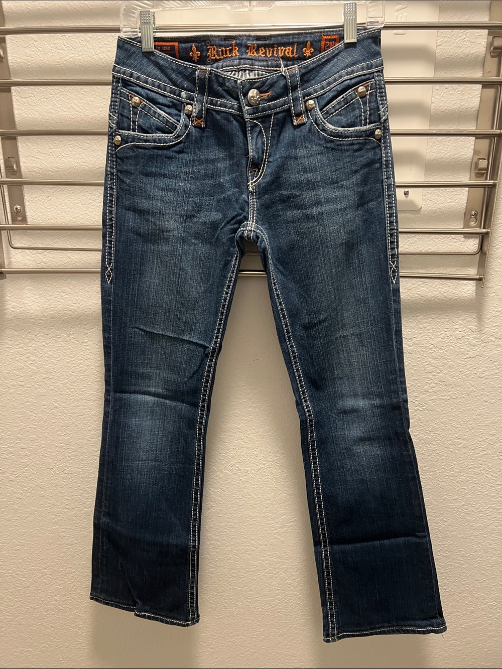 Rock Revival Women's Dark Indigo Boot Cut Jeans